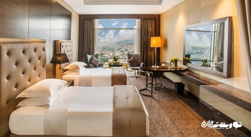 تخت های توئین اتاق دلوکس	