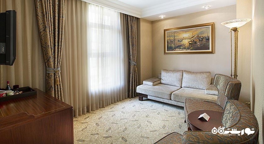 محوطه نشیمن سوئیت یک خوابه