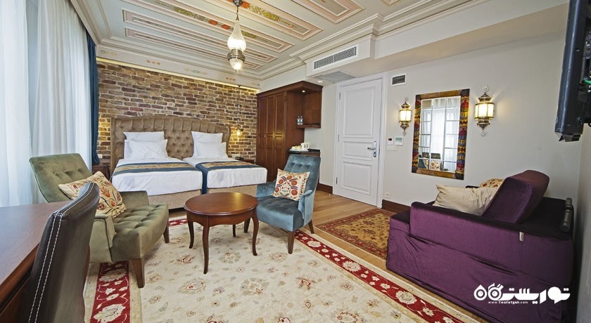 تخت های توئین اتاق دلوکس