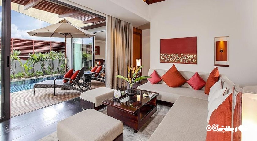 محوطه نشیمن اقامتگاه دوخوابه