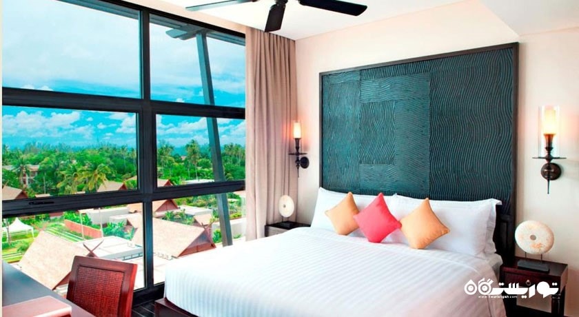 نمای تخت بزرگ سوئیت دوخوابه