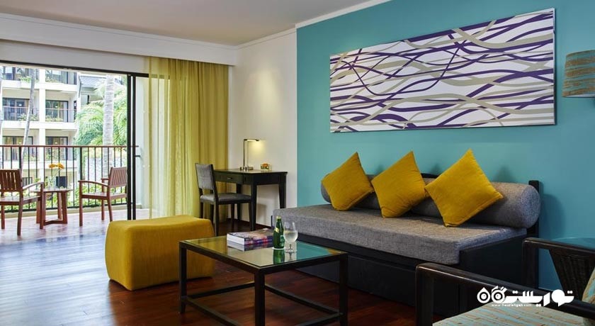 محوطه نشیمن سوئیت دوخوابه دلوکس