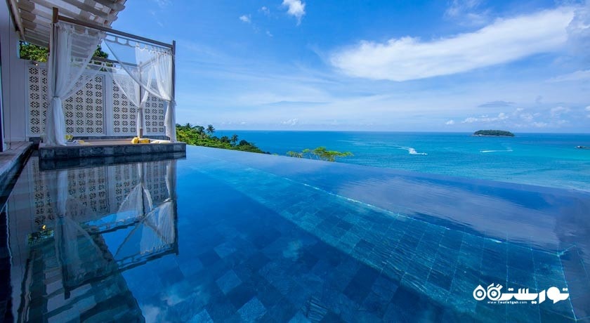 استخر اختصاصی ویلا با چشم انداز دریا