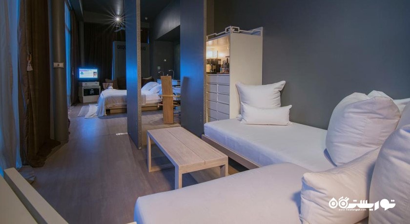 محوطه نشیمن ویلا یک خوابه