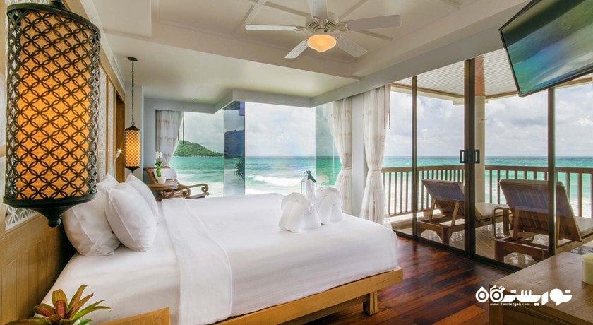 نمای تخت بزرگ سوئیت دوخوابه