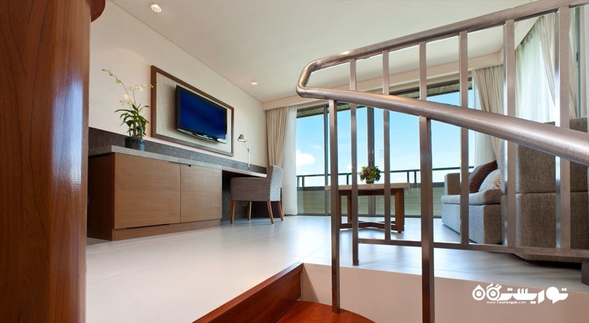 محوطه نشیمن سوئیت دوبلکس