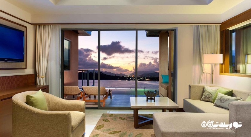 محوطه نشیمن ویلا یک خوابه