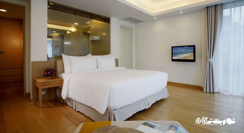 نمای تخت بزرگ سوئیت لاکچری