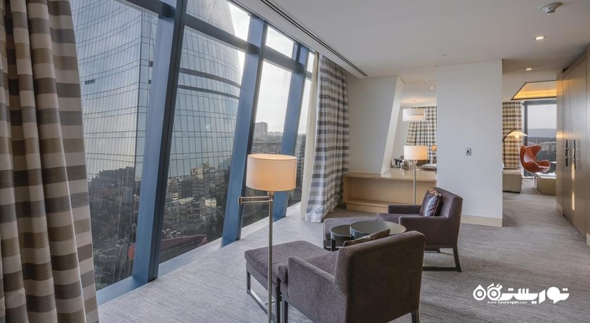 نشیمن سوئیت یک خوابه با چشم انداز شهر