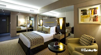 نمای تخت بزرگ اتاق دلوکس