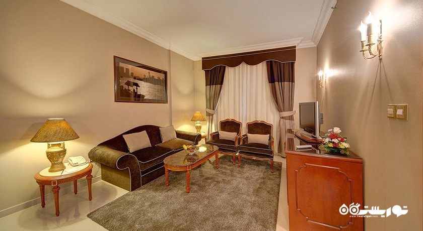 محوطه نشیمن سوئیت دلوکس