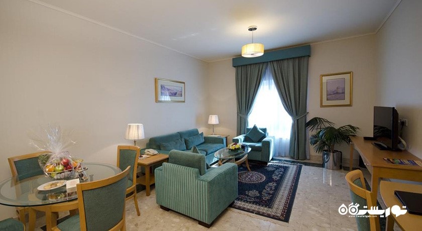 محوطه نشیمن آپارتمان دلوکس