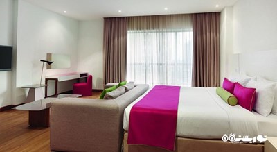 نمای تخت بزرگ اتاق دلوکس