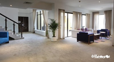 محوطه نشیمن آپارتمان دوخوابه دوبلکس