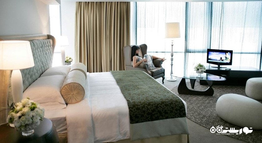 نمای تخت بزرگ سوئیت پنت هاوس