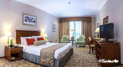 نمای تخت بزرگ اتاق دلوکس