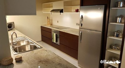 آشپزخانه آپارتمان یک خوابه پرمیر