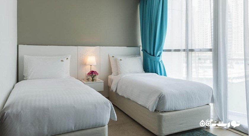 تخت های توئین آپارتمان دوخوابه