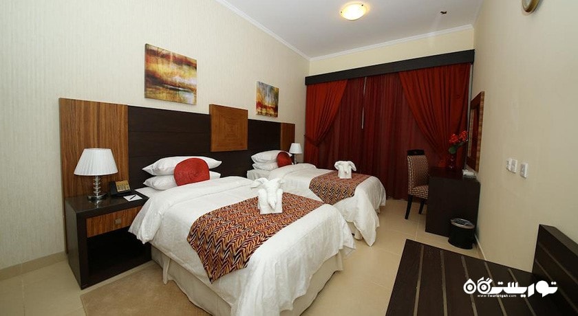 تخت های توئین آپارتمان کلاسیک دوخوابه