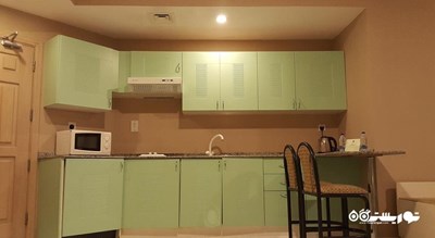 نمای آشپزخانه سوئیت استودیو