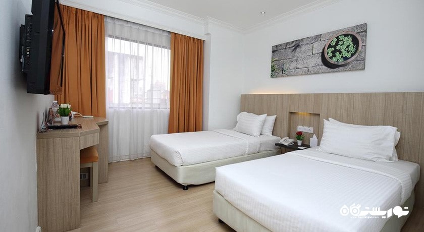 تخت های توئین اتاق دلوکس