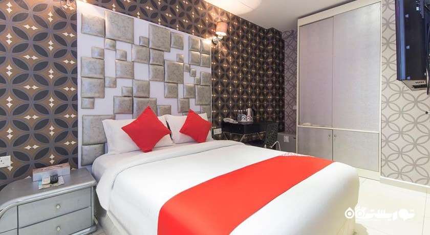نمای تخت بزرگ اتاق دلوکس
