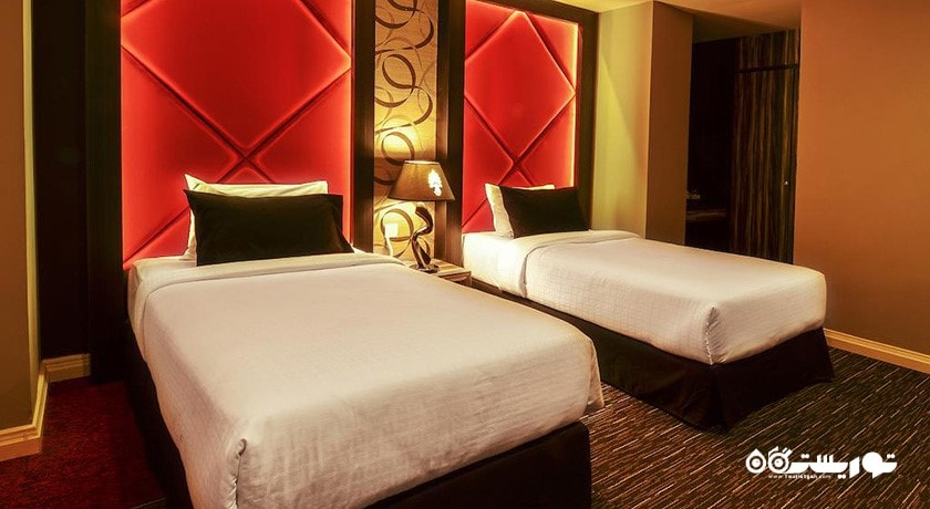 تخت های توئین اتاق دلوکس