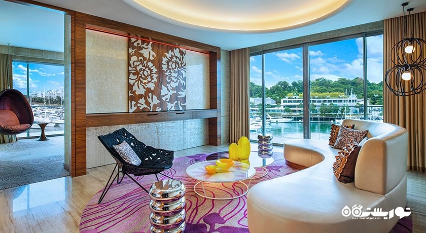 محوطه نشیمن سوئیت مارولس