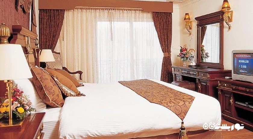 نمای تخت بزرگ سوئیت یک خوابه