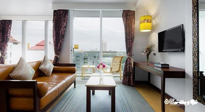 محوطه نشیمن اتاق دلوکس