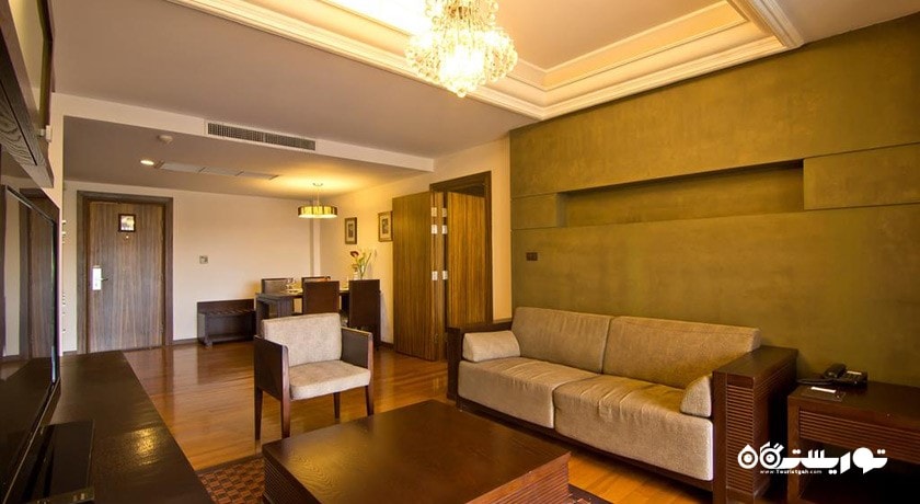 محوطه نشیمن سوئیت یک خوابه