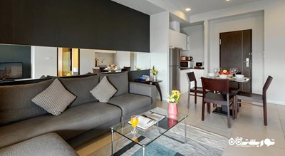 محوطه نشیمن سوئیت یک خوابه