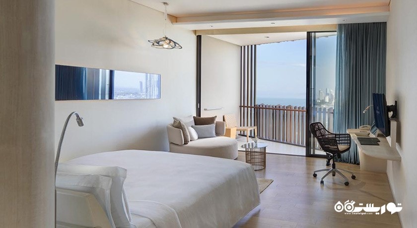 نمای تخت بزرگ اتاق دلوکس