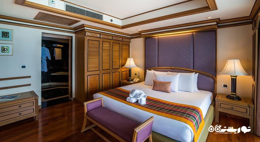 نمای تخت بزرگ سوئیت یک خوابه