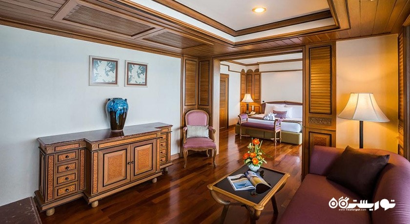 محوطه نشیمن سوئیت دوخوابه