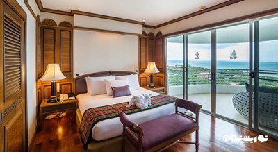 نمای تخت بزرگ سوئیت دوخوابه