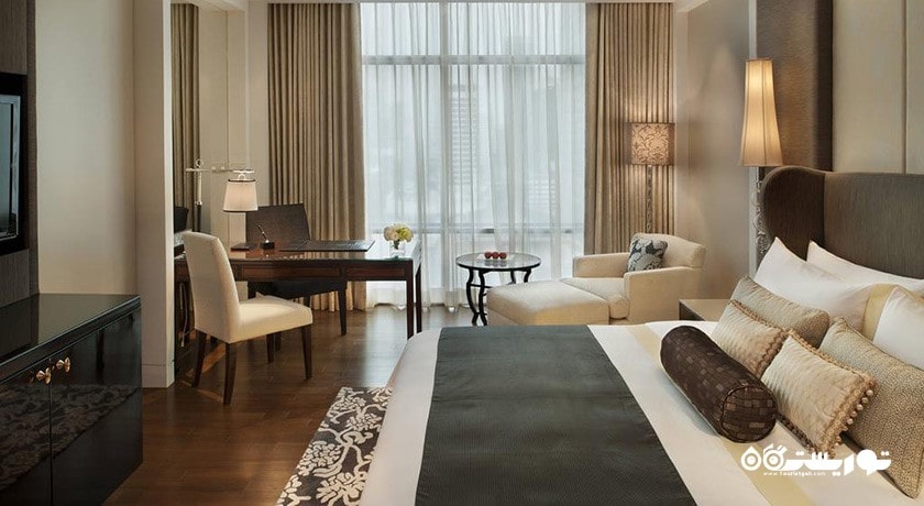 نمای تخت بزرگ اتاق دلوکس