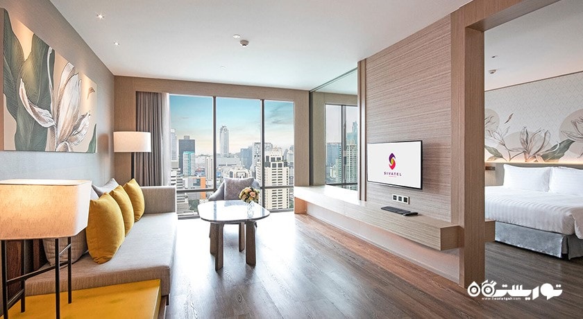 محوطه نشیمن سوئیت دلوکس