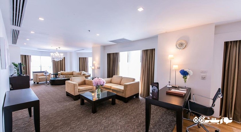 محوطه نشیمن سوئیت لاکچری