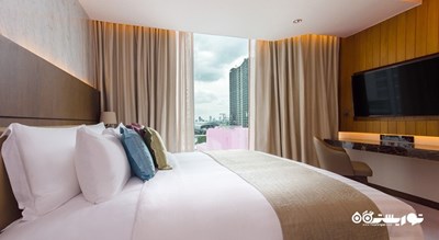 نمای تخت بزرگ آپارتمان هتل