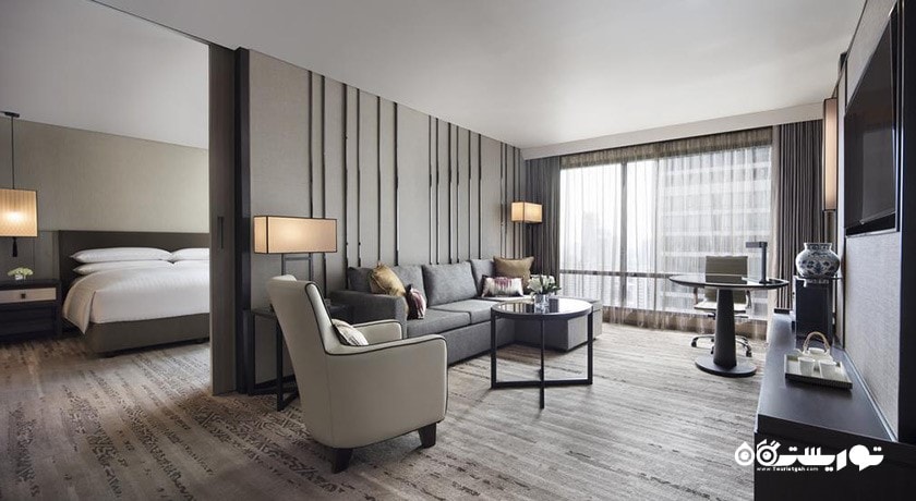 محوطه نشیمن سوئیت یک خوابه