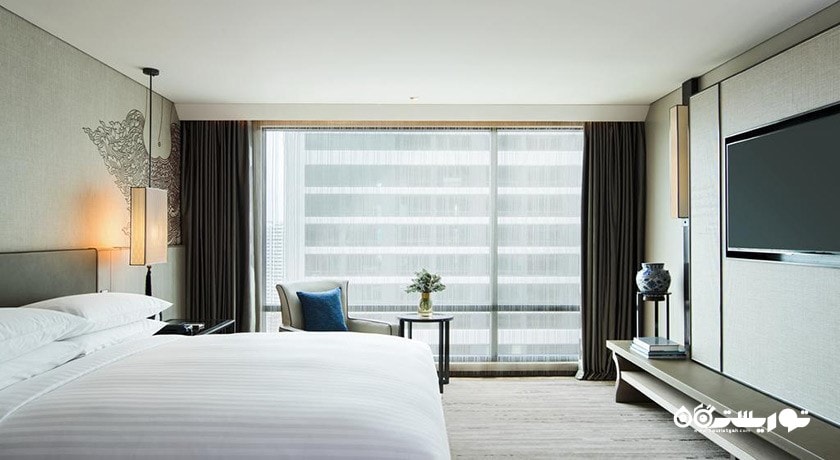 نمای تخت بزرگ سوئیت یک خوابه