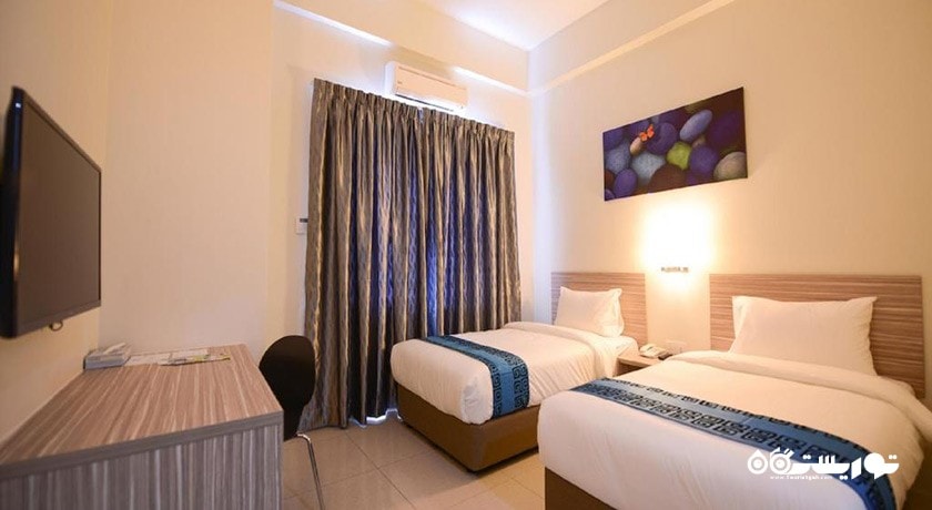 تخت های توئین اتاق دلوکس