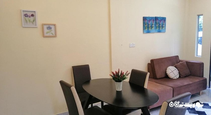 محوطه نشیمن ویلا سه خوابه