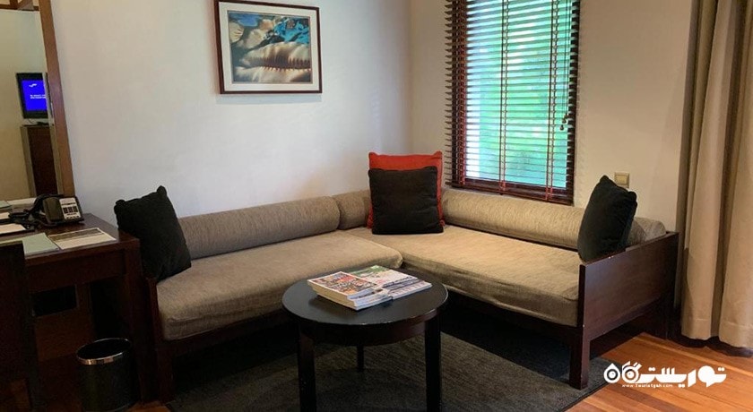 محوطه نشیمن اتاق دلوکس