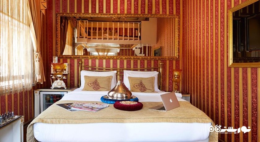 نمای تخت بزرگ اتاق دلوکس