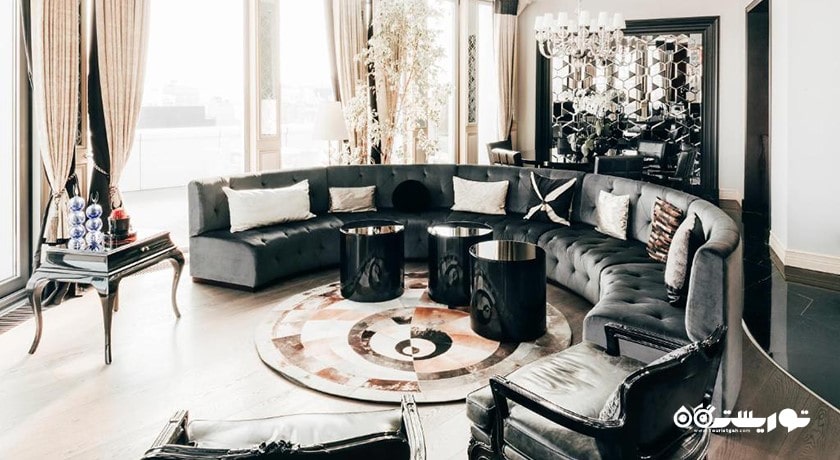 محوطه نشیمن سوئیت پنت هاوس