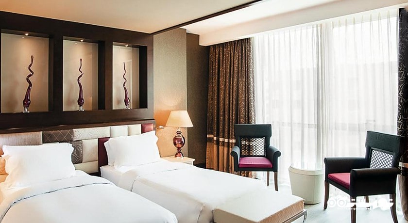 تخت های توئین اتاق دلوکس