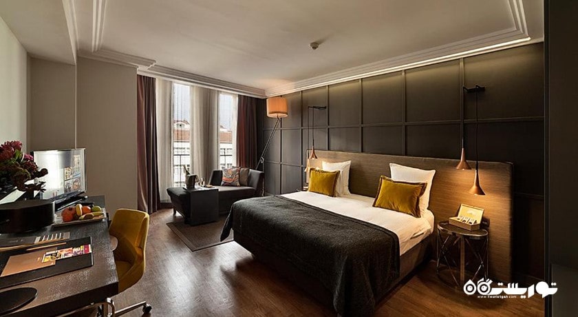 نمای تخت بزرگ اتاق دلوکس