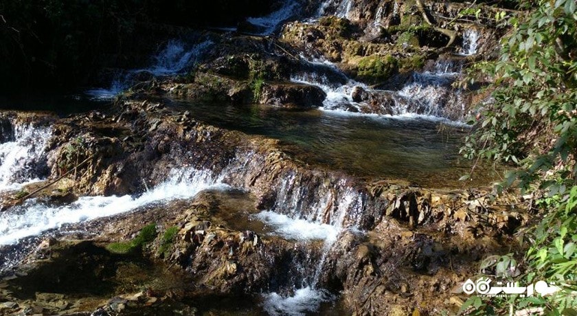 آبشار آهکی (اسکلیم) -  شهر پل سفید